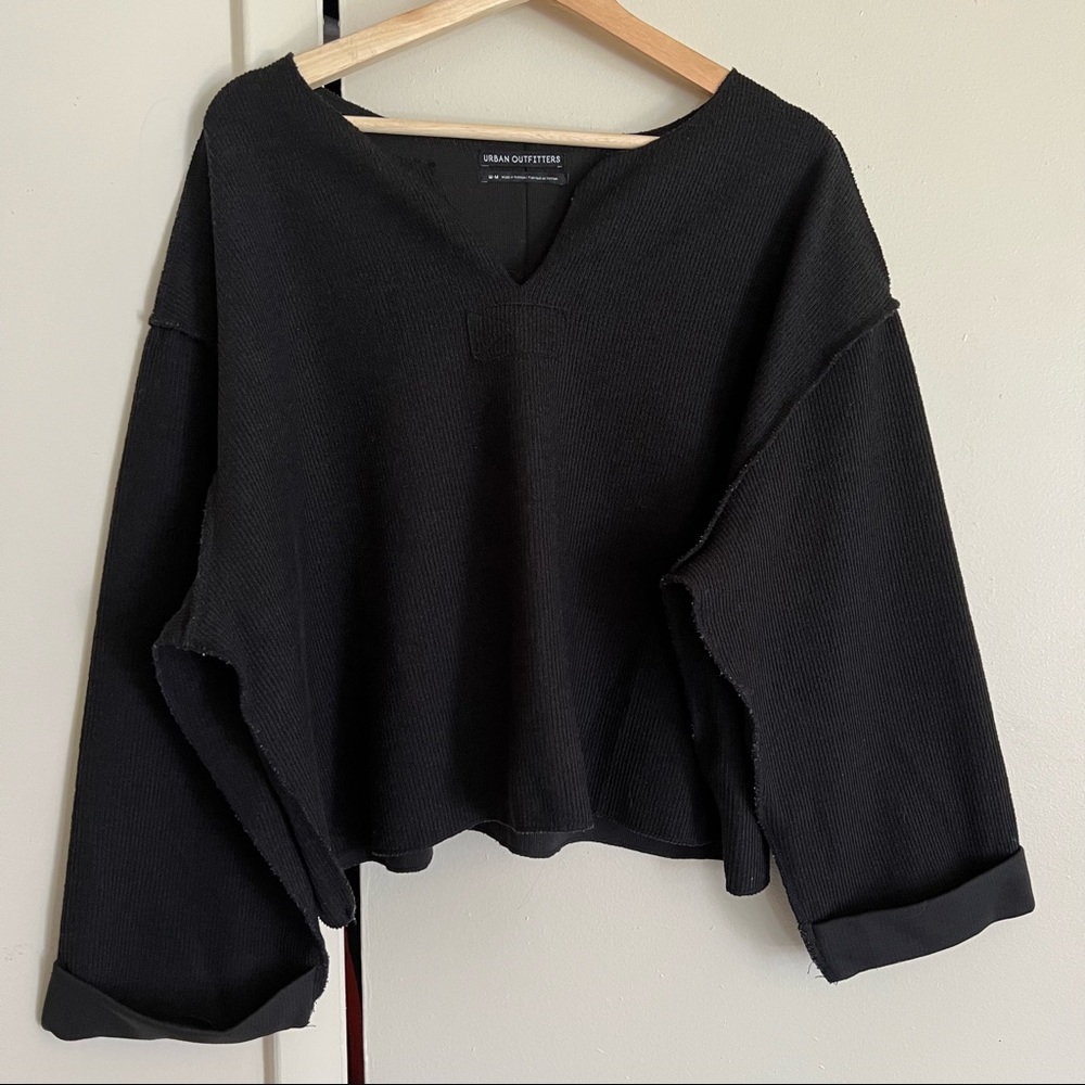 Reversed Seam Oversized Sweater Urban Outfitters
